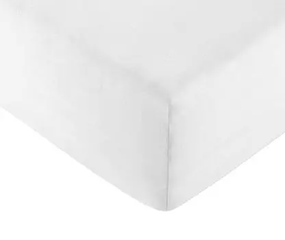 Простыня из микрофибры BEAUTEX (белая 180 x 200 x 30 см), микроволокно премиум-класса, размер и цвет на выбор