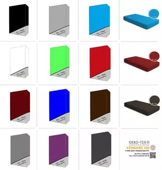 Простыня из микрофибры Простыня на резинке по всему периметру, размер: 180 x 200 см - 200 x 200 см, цвет: серый One-Home