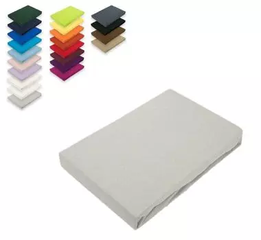 Простыня из микрофибры с эластичным краем 140–160 x 200 см + 28 см серебристая Sdseetraum