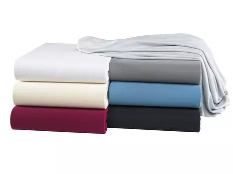 Простыня из микрофибры высокого класса - Серый - 180x200 - 200x200 Микрофибра 160 г/м Arle-Living