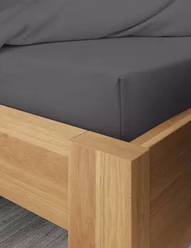 Простыня из сатина из смеси хлопка и бамбука на подгонке Marks & Spencer