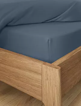 Простыня из сатина из смеси хлопка и бамбука на подгонке Marks & Spencer