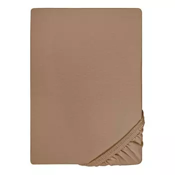 Простыня из тонкого джерси Biberna 0077144 цвет macchiato