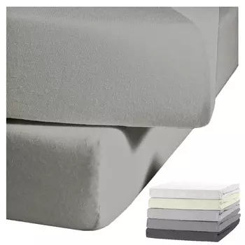 Простыня JACK Biber Spannbettlaken, серый