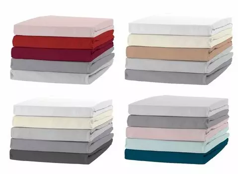 Простыня JACK by Kaeppel Biber круглая простыня из резины и хлопка 90x190-100x200 / 140-160x200 / 180-200x200 см, цвет: серый, размер: 100x200см простыня