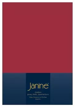 Простыня Janine ELASTIC.100 Х 200 гранат Original Janine
