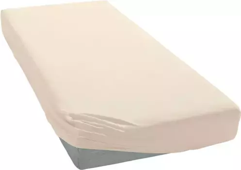 Простыня Janine "ЭЛАСТИК 5002", для матрасов высотой до 35 см, 95% хлопок, высокое качество, прочная 180-200х200-220 см, 1 шт., цвет champagner