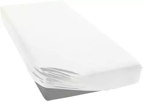 Простыня Janine "ЭЛАСТИК 5002", для матрасов высотой до 35 см, 95% хлопок, высокое качество, прочная 90-100х190-220 см, 1 шт., цвет ecru