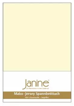 Простыня Janine JERSEY 5002 100 Х 200 шампань Original Janine