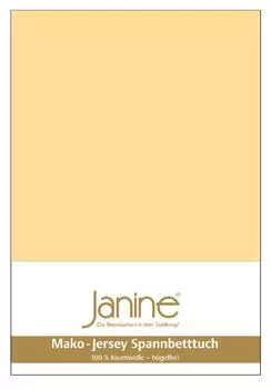 Простыня Janine JERSEY 5002 150 Х 200 ванильный Original Janine