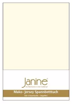 Простыня Janine JERSEY 5002 150 X 200 натуральный Original Janine