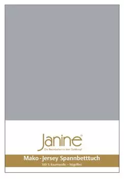 Простыня Janine JERSEY 5002 150 X 200 платина Original Janine