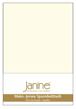 Простыня Janine Mako Feinjersey, натуральный