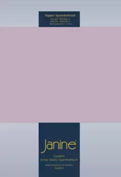 Простыня Janine "TOPPER 5001/", с эластичным краем по низу 180-200х200-220 см, 1 шт., цвет altros