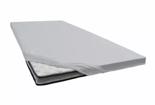 Простыня Janine "TOPPER 5001/", с эластичным краем по низу 180-200х200-220 см, 1 шт., цвет silberfarben