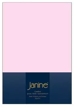 Простыня Janine Topper Простыня на подгонке 150 x 200 Original Janine, розовый