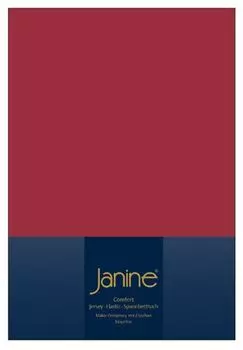 Простыня Janine Topper Простыня на подгонке 150 x 200 Original Janine, красный