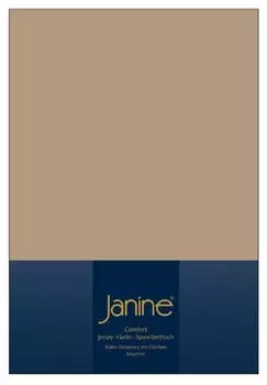 Простыня Janine Topper Простыня на подгонке 150 x 200 Original Janine, коричневый
