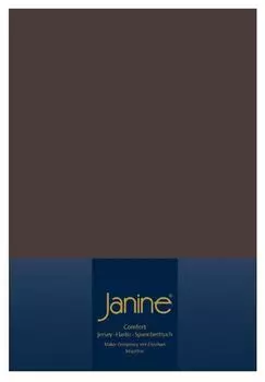 Простыня Janine Topper Простыня на подгонке 200 x 200 Original Janine, темно-коричневый