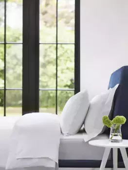 Простыня Jasper Conran London 300 Thread Count Organic Cotton Percale Flat, белый