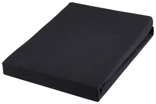 Простыня-jersey приталенного кроя Novel, черный