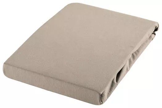 Простыня-jersey приталенного кроя Novel, серо-коричневый