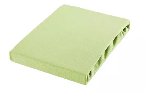 Простыня-jersey приталенного кроя Novel, зеленый