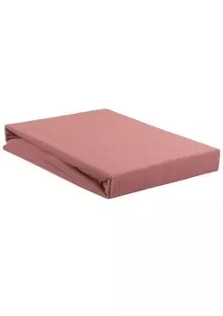 Простыня Jersey TD для топпера розовая, размер: 160 х 200/220 см Beddinghouse
