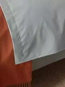 Простыня John Lewis Crisp & Fresh 200 Thread Count Egyptian Cotton Flat, цвет dark sage