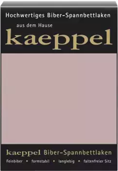 Простыня Kaeppel "Простыня бобер", 100 % хлопок, приятная на ощупь, мягкая, идеальна для зимы 140-160х200 см, 1 шт., цвет rosenholz