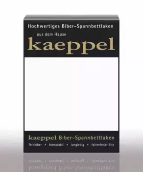 Простыня Kaeppel "Простыня бобер", 100 % хлопок, приятная на ощупь, мягкая, идеальна для зимы 90-100х200 см, 1 шт., белый