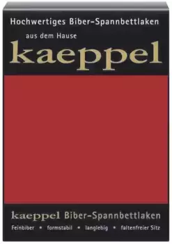 Простыня Kaeppel "Простыня бобер", 100 % хлопок, приятная на ощупь, мягкая, идеальна для зимы 90-100х200 см, 1 шт., цвет karmin