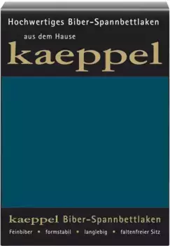 Простыня Kaeppel "Простыня бобер", 100 % хлопок, приятная на ощупь, мягкая, идеальна для зимы 140-160х200 см, 1 шт., цвет smaragd