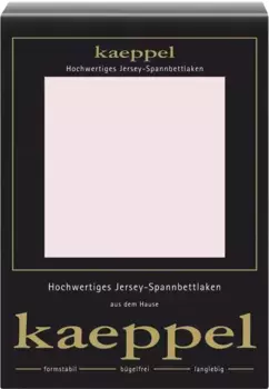 Простыня Kaeppel Single Jersey Mako Elastane, изготовлена из 97 % хлопка и 3 % эластана 180-200х200 см, 1 шт., цвет ros