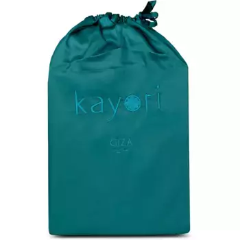 Простыня кайори «Гиза», 100% хлопковый сатин Kayori, цвет Petrol