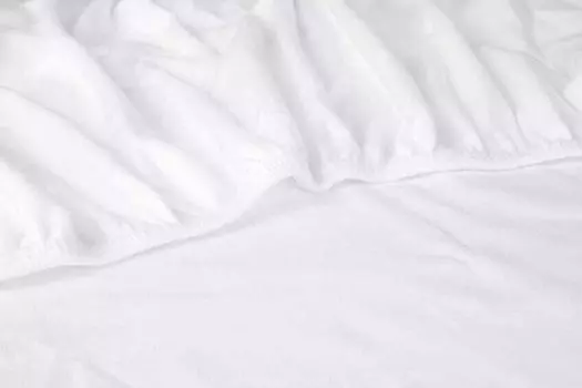 Простыня Kayori для разделенного топпера Molton цвет белый размер 200/210-220