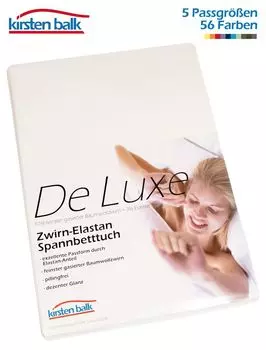 Простыня Kirsten Balk DeLuxe цвет espreo размер 140-160x200-220см