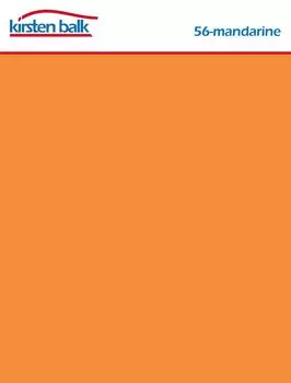 Простыня Kirsten Balk DeLuxe цвет мандарин размер 140-160x200-220см