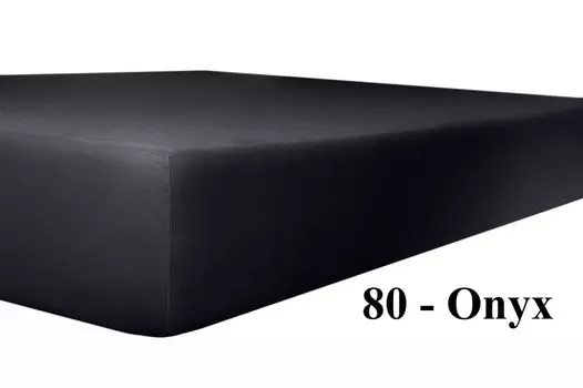 Простыня Kneer Q22 Vario-Stretch Topper 80 Оникс 120x200x4/12