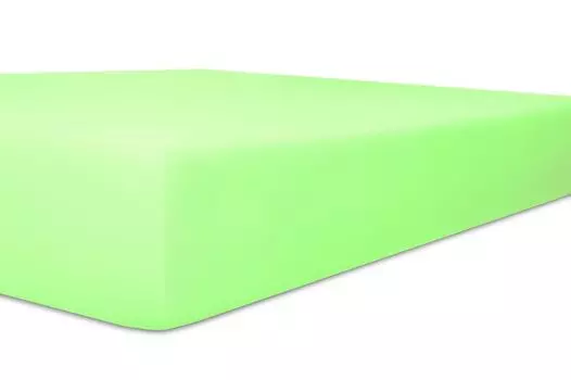 Простыня Kneer VARIO-STRETCH для кроватей с пружинными матрасами Q22 180x200 см, зеленый