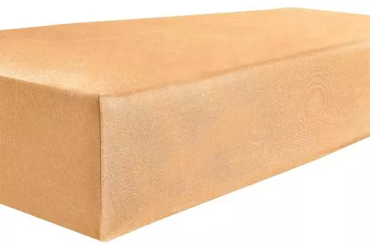 Простыня Kneer VARIO-STRETCH для кроватей с пружинными матрасами Q22 200x200 см, оранжевый