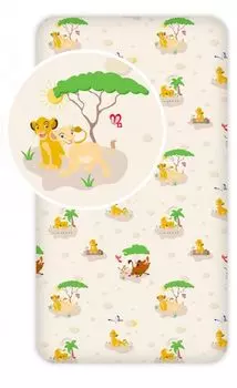 Простыня Король Лев на подкладке Simba, Timon en Pumba90 x 200 см Javoli