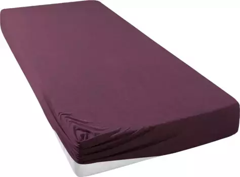 Простыня Leonique "Простыня София 90-120х200-220 см, 1 шт., цвет bordeau