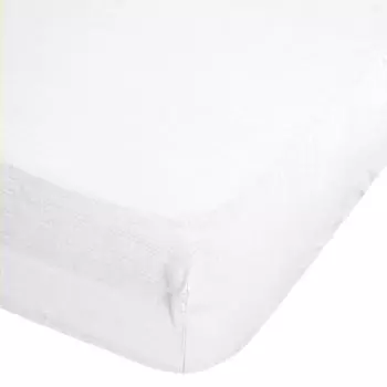 Простыня "Лина" - белая - стираный лен 140х190 см - Atmosphera crateur d'interieur Atmosphera Crateur d'intrieur