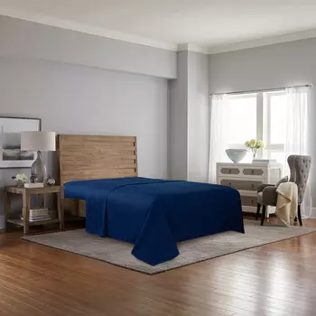 Простыня Mainstays Cove Queen, синий