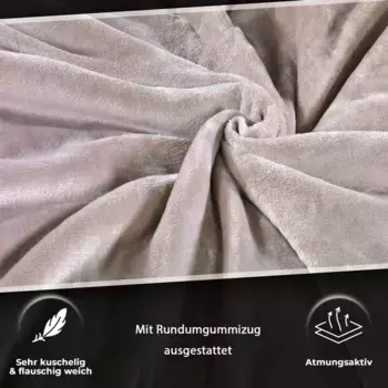 Простыня MALIKA, серо-коричневый