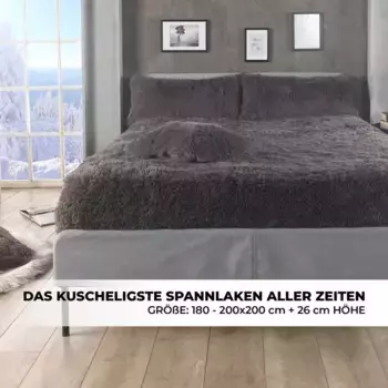 Простыня MALIKA, серый