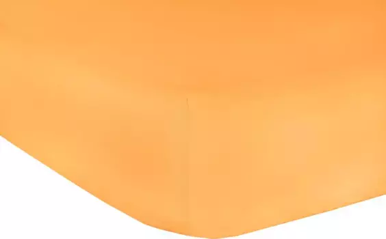 Простыня Mr. Sandman "Джерси Классик", изготовлена из 100% хлопка 140-160х200 см, 1 шт., цвет orange