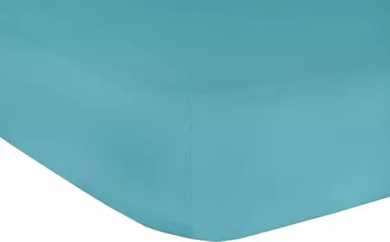 Простыня Mr. Sandman "Джерси Классик", изготовлена из 100% хлопка 180-200х200 см, 1 шт., цвет petrol