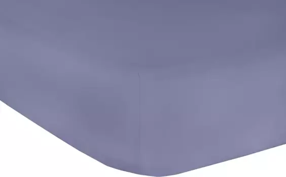 Простыня Mr. Sandman "Elastane Basic", чрезвычайно стабильная по размерам 140-160х200-220 см, 1 шт., темно-синий